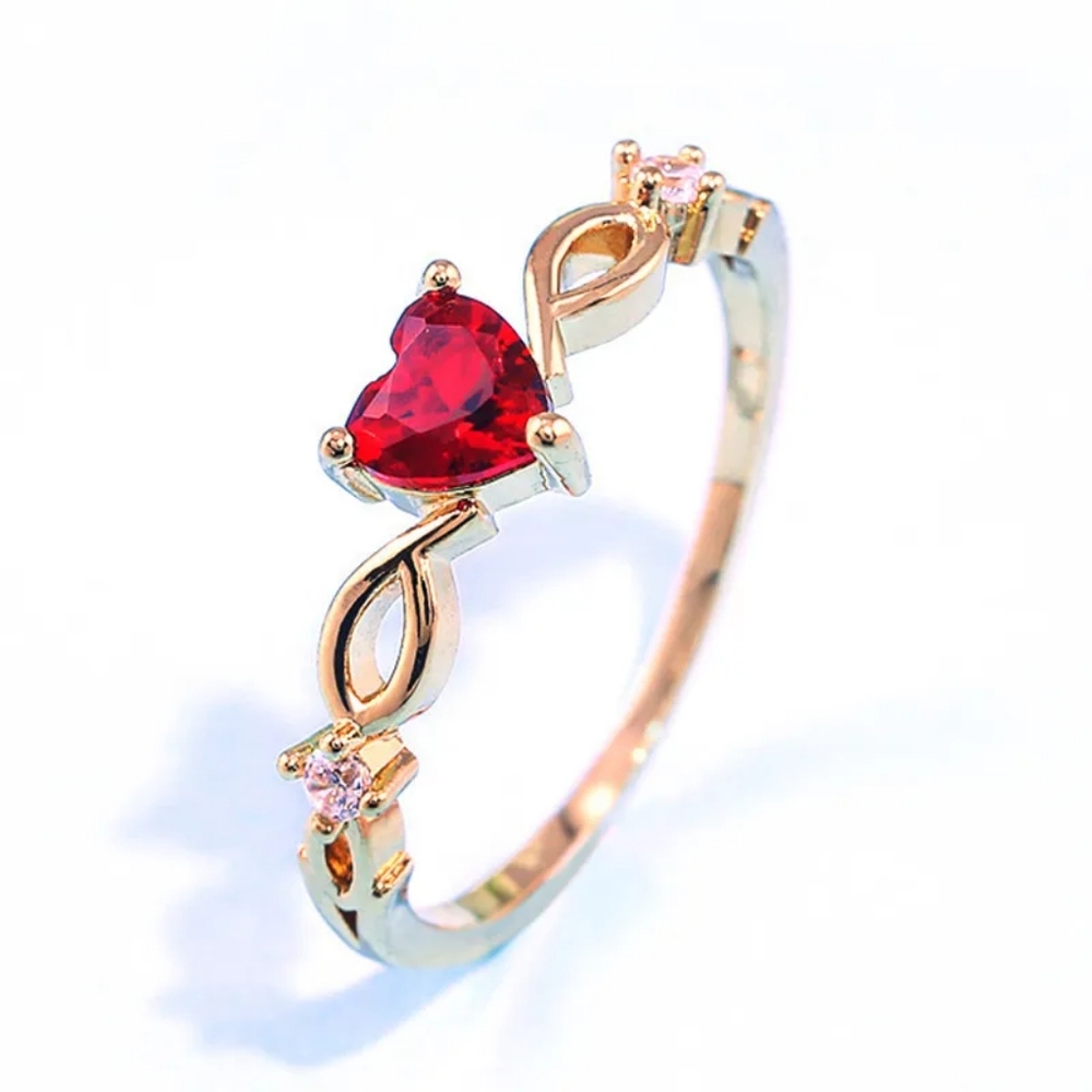 4/$25 Red Heart Ring